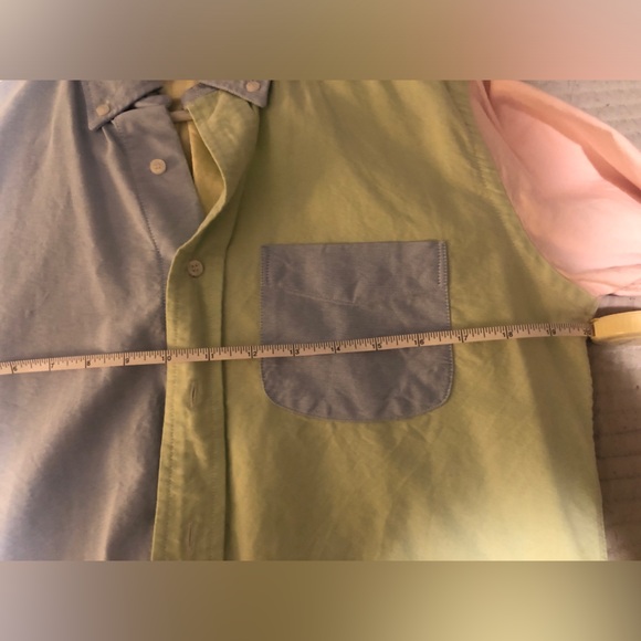 American Apparel Multicolor Men's Button Down Shirt - Picture 9 of 10